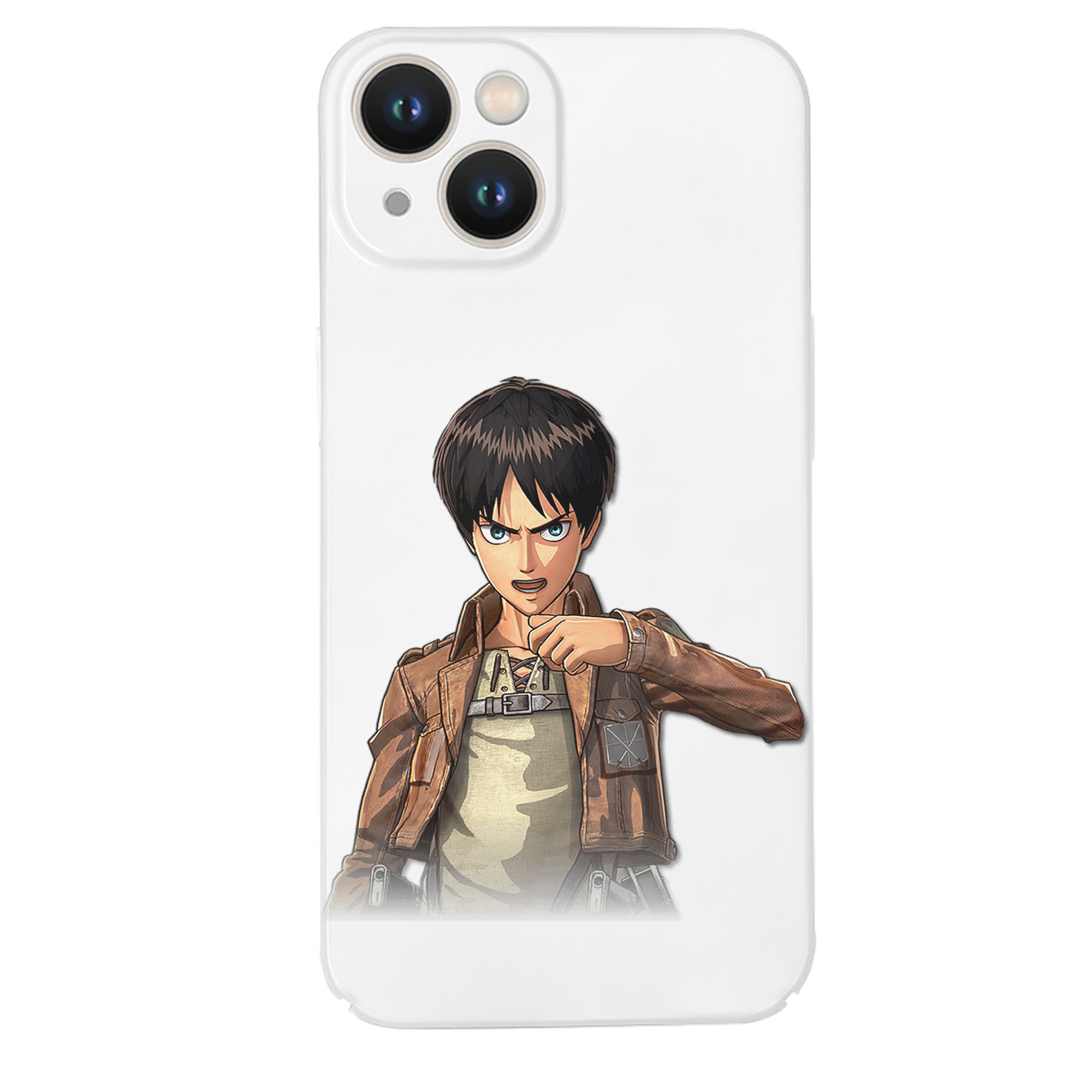 （画像用） 進撃の巨人 エレン･イェーガー Attack on Titan Eren Jäger 【iPhone 14シリーズ対応】ハードケース